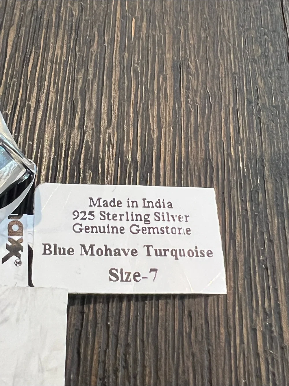 NWT Sterling Silver Ring Size 7